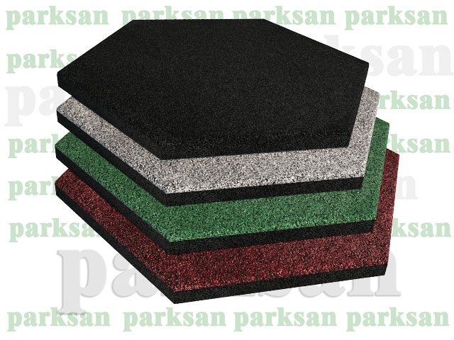 07. KAUÇUK KARO ZEMİN ALTIGEN MODELİ STANDART RENK KARTELASI